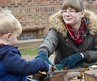 Children playing at Westside Day Nursery